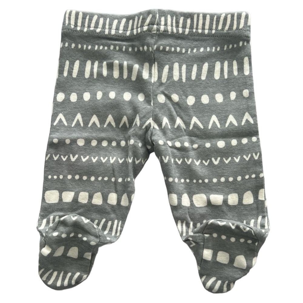 Gerber Newborn 3 piece set Pant Footies Mittens & Hat Cute Elephant 100% Cotton - Picture 6 of 6